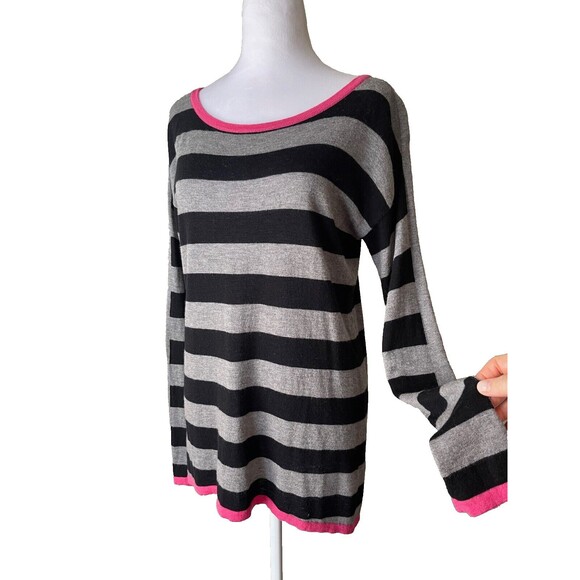 Vintage Y2K C & C California Cashmere Wool Blend Sweater Sz S Preppy Grunge NWOT - Picture 4 of 12